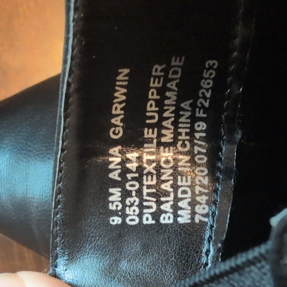 Black Pointed Toe Ankle Boots - Picture 2 of 4